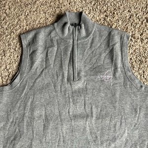 Peter Millar Pullover Golf Q-Zip Vest S Whisper Rock Club Arizona Crown Comfort